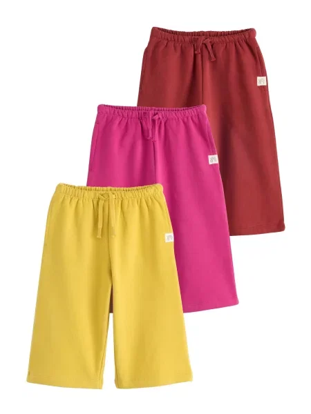 Next Pantaloni maro ruginiu / galben miere / roz alb