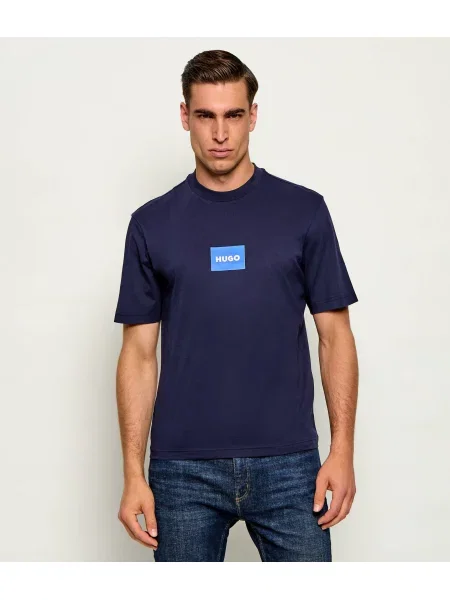 HUGO Tricou Nayonix Bleumarin albastru
