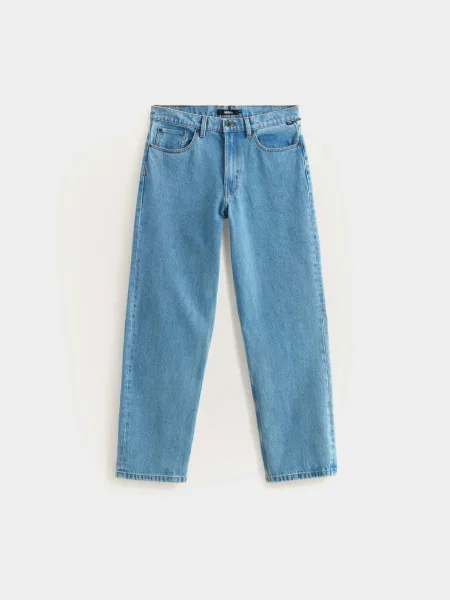 Широкі джинси Vans LOOSE DENIM PANT синій