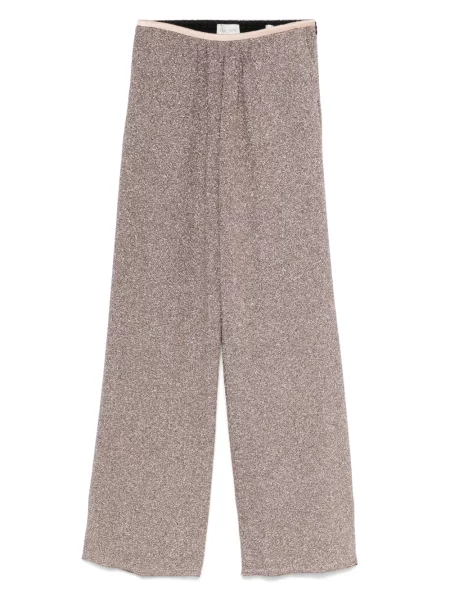 Pantaloni Forte_forte argintiu