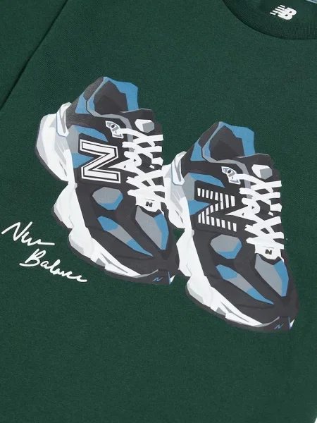 New Balance тениска за деца от зелено