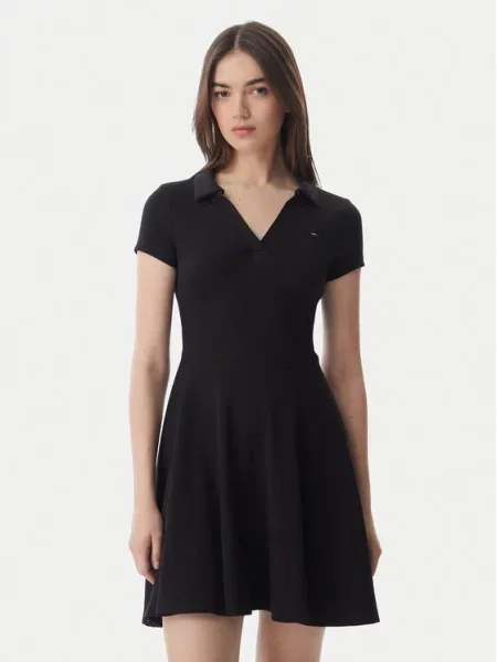 Tommy Jeans Rochie de zi negru