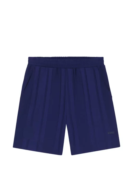 Pantaloni scurți Boss Green Hugo Boss cu imagine albastru