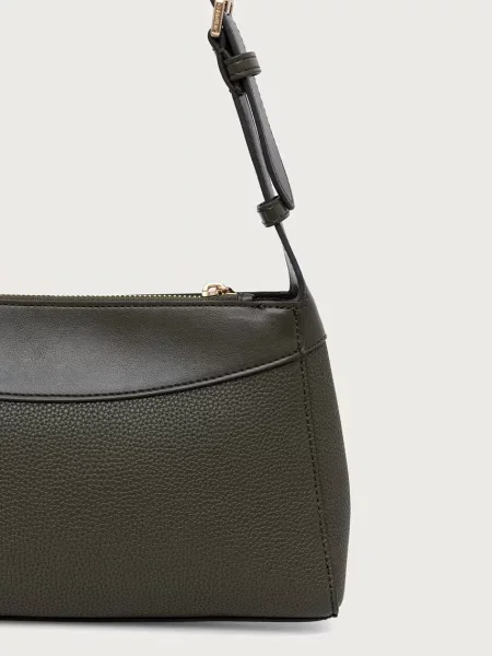 Calvin Klein Táska Mix Media Shoulder Bag Sötétzöld zöld
