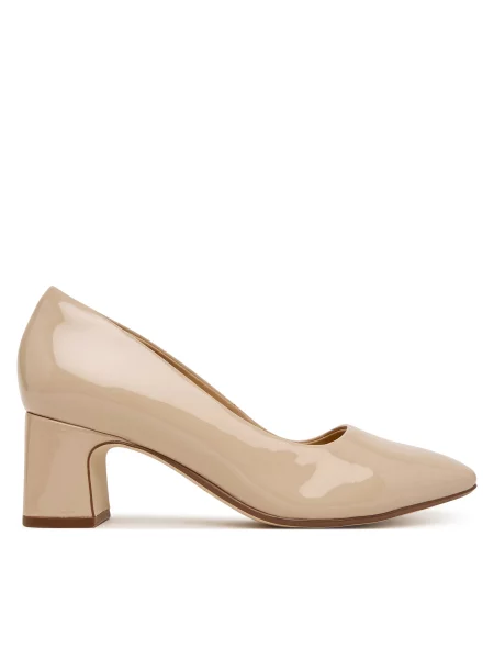 Γοβάκια Clarks Fernie Court Ανοιχτό μπεζ