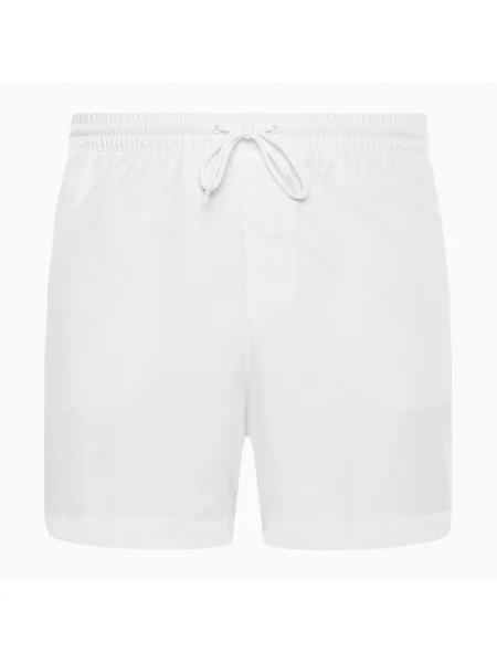 Мъжки къси панталони за плуване Calvin Klein Medium Drawstring white бяло