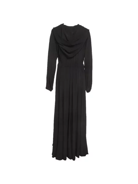 Rochie maxi 424 cu glugă negru