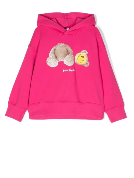 Bluza z kapturem dziecięca Palm Angels różowa