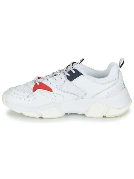 Pantofi Tommy Hilfiger chunky alb