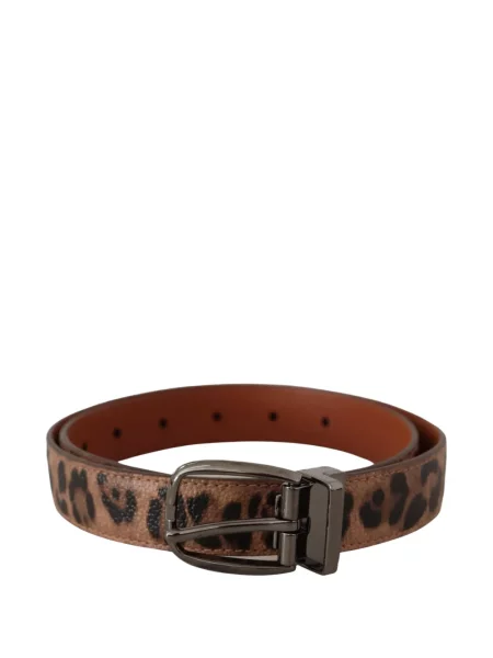 Curea Dolce & Gabbana cu imagine cu model leopard cu cataramă