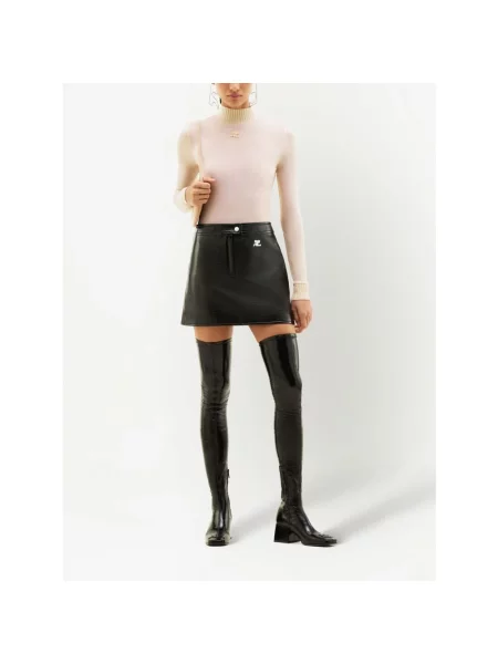 Spódnica mini Courreges czarna