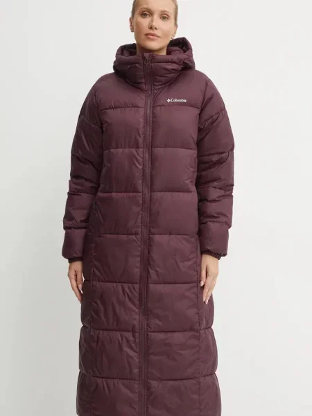 Columbia geaca Puffect femei de iarna bordo