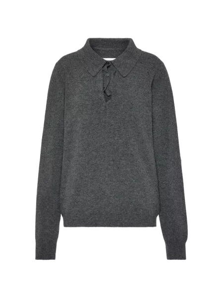 Pulover Maison Margiela tricotate gri