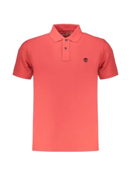 Tricou polo Timberland cu autograf roșu