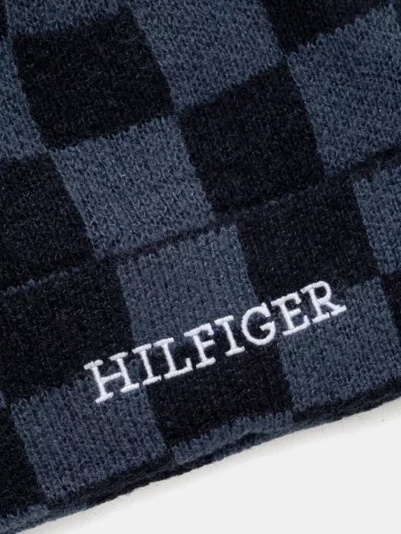 Čiapka Tommy Hilfiger modrá
