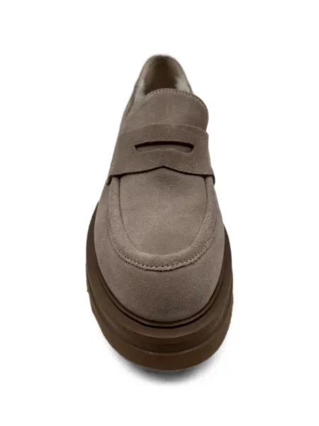 Loafers Patrizia Bonfanti σουέντ καφέ