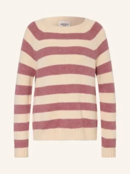 Weekend Max Mara Sweter Ghiacci Z Alpaki rosa beżowy