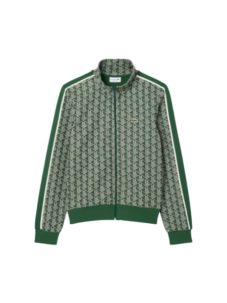 Bluza rozpinana Lacoste zielona