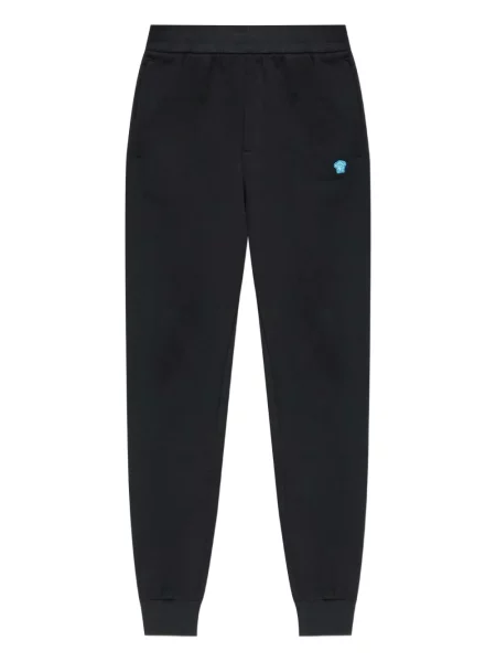 Pantaloni de trening Versace cu broderie negru
