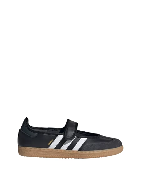 ADIDAS ORIGINALS Baleríny s ramienkom Samba čierna biela