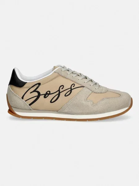BOSS Orange sneakersy Levon beżowe