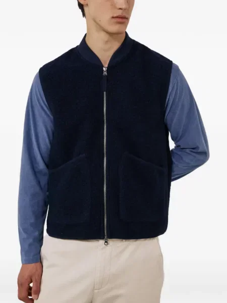 Vestă Hartford din fleece albastru