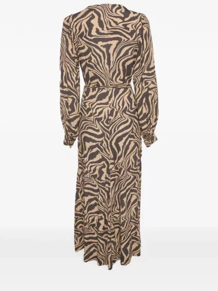Rochie Ganni cu imagine cu model zebră plic