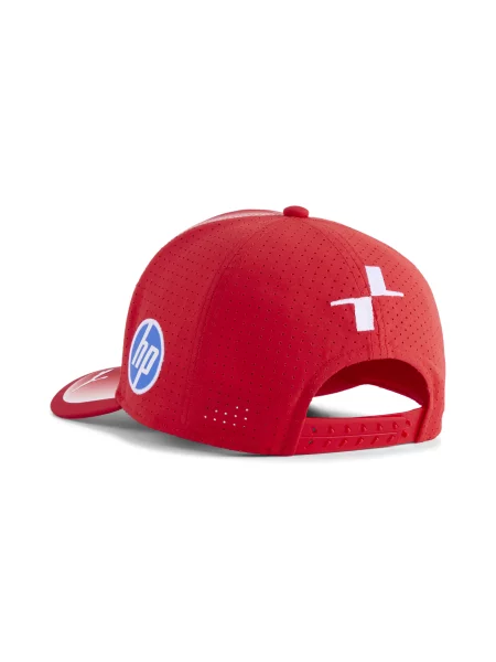 PUMA Czapka bejsbolówka dla młodzieży Scuderia Ferrari Replica Leclerc Akcesoria czerwony