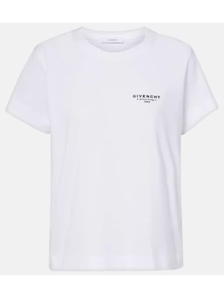 Tricou Givenchy din jerseu alb