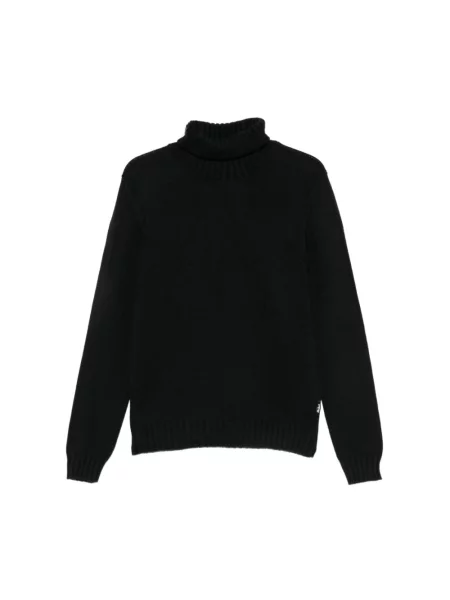 Sweter z golfem Add do golfa czarny