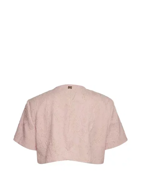 Virágos jacquard levágott dzseki Roberto Cavalli rózsaszín