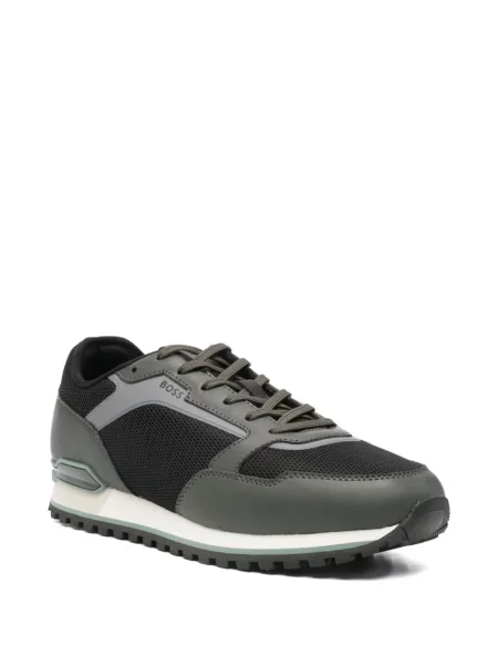 Sneakers Boss με κορδόνια με δαντέλα μαύρο