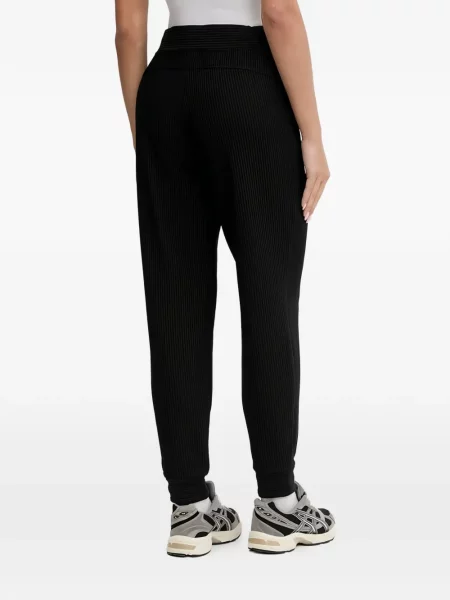 Pantaloni Dkny alergare cu autograf negru
