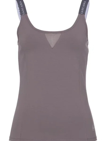 LASCANA ACTIVE Sport top piatră gri