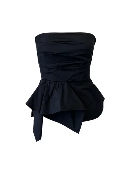 Top Max Mara Studio z tafty niebieski