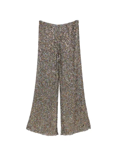 Pantaloni palazzo Alberta Ferretti cu paiete