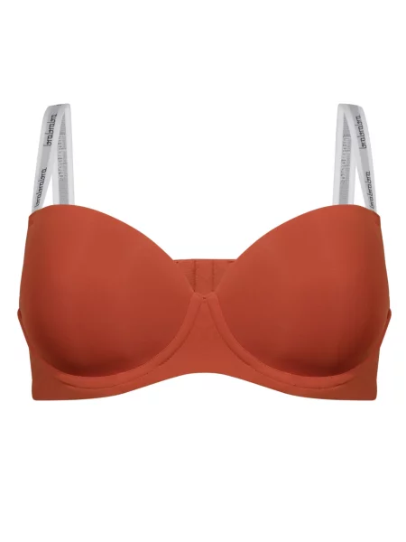 Бюстгальтер brabrabra поліамід/еластан помаранчевий
