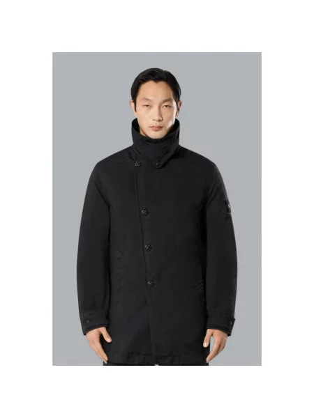 Płaszcz Stone Island z kamieniami czarny