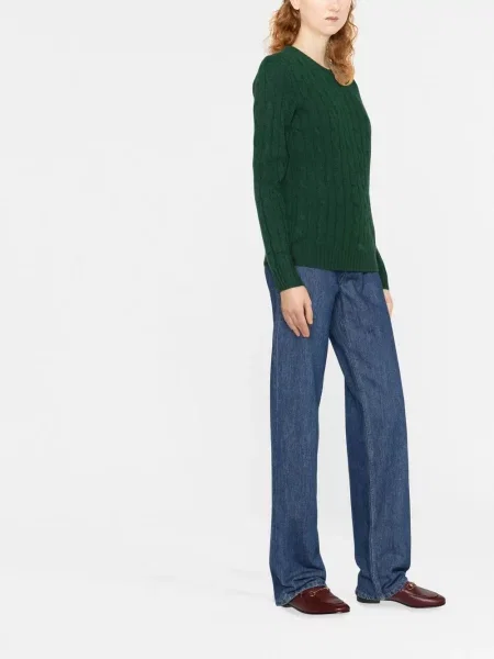 Novčanik Polo Ralph Lauren sa kopčom zelena