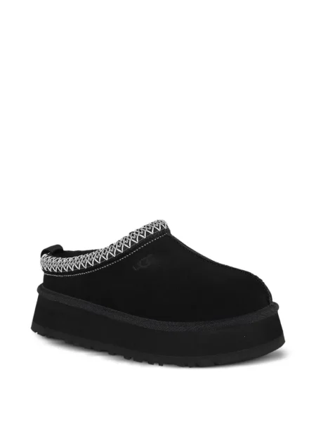 Papuci tip mules Ugg cu platformă negru
