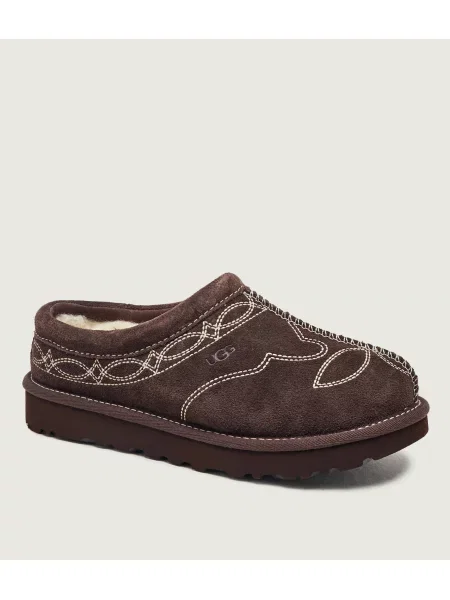 UGG Căptușite mules încălțăminte W Tasman Western | piele întoarsă | lână maro