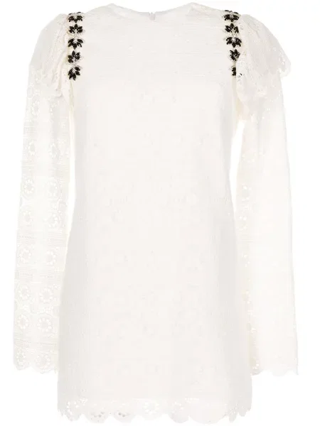 Mała mały sukienka mini Macgraw garniturowa biała