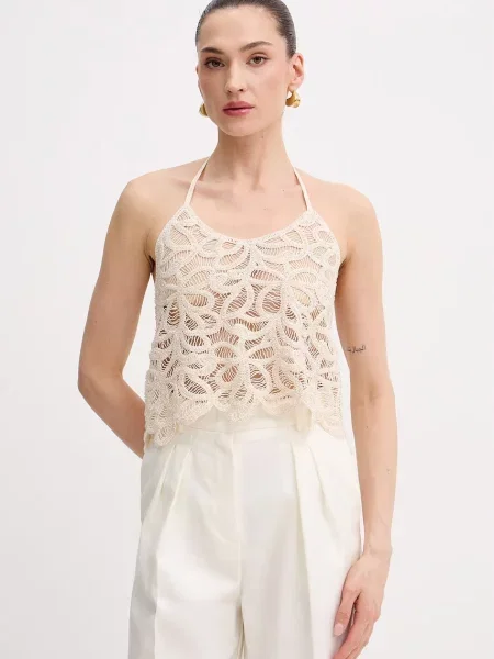 Top Patrizia Pepe beżowy