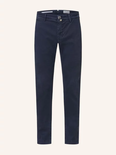 Jacob Cohen Chinosy Bobby O Kroju Slim Fit blau niebieskie