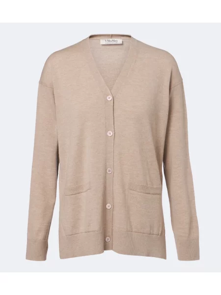 Cardigan 's Max Mara de lână bej