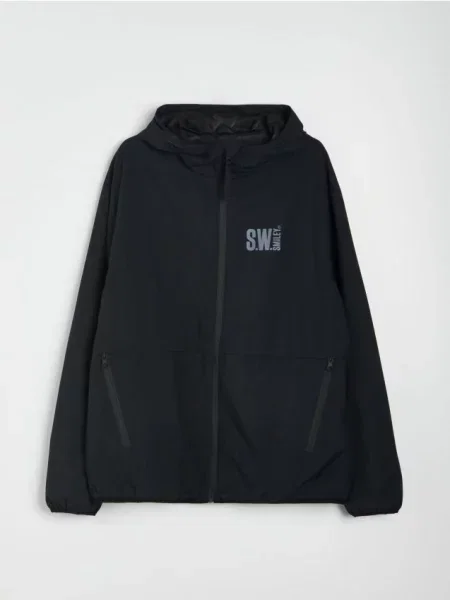 Sinsay Větrovka Smiley World černá