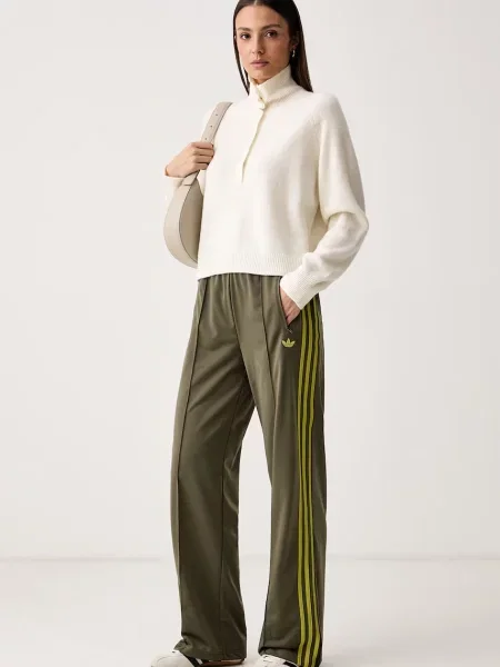 Adidas Originals pantaloni de trening pentru femei Firebird verde