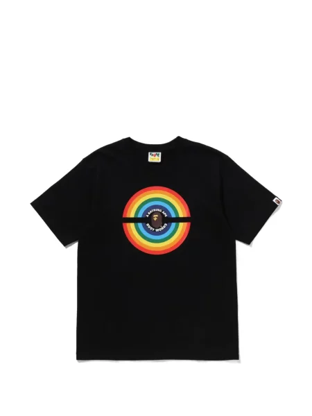 Tricou A Bathing Ape® cu imagine negru