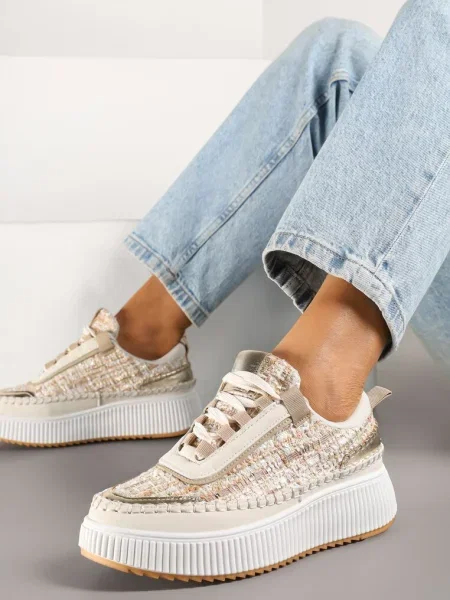 Sneakers Ulandrelia închis bej