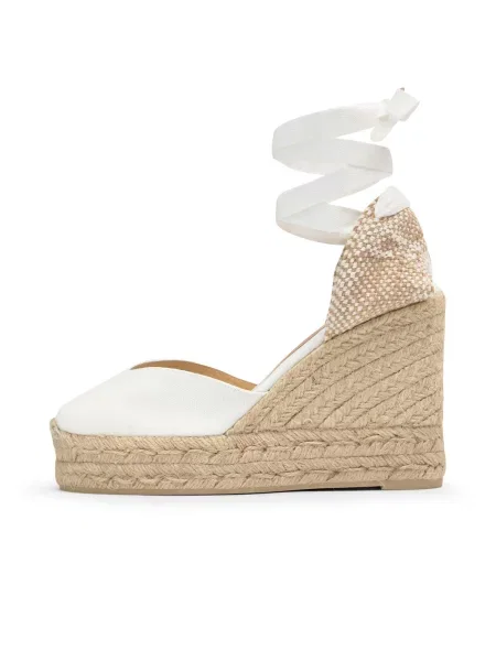 Castañer Espadrilky CHIARA béžová bílá